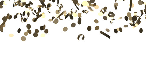 Gold Confetti Glitter Overlay