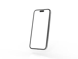 Fototapeta na wymiar phone 3d illustration mockup smartphone 3d