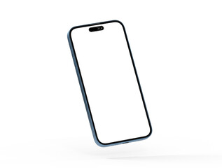 realistic smartphone template mockup for user experience presentation