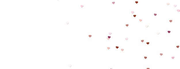 Obraz premium hearts isolated on transparent background. Valentine’s day design.