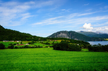 Fototapeta na wymiar Scenic Views in Norway