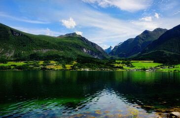 Fototapeta na wymiar Scenic Views in Norway