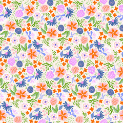 Floral colorful mambo