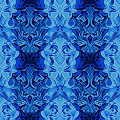 Seamless blue pattern, blue pattern