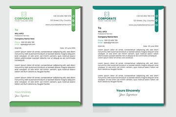 Professional Corporate Letterhead Design Template 