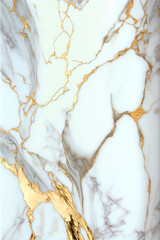 white marble with gold background