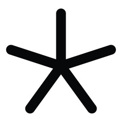 Obraz premium asterisk icon for web ui design