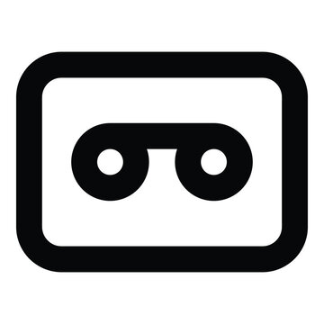 cassette icon for web ui design