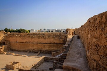 Fototapeta premium Arad fort view near Manama, Bahrain