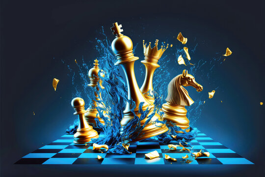 Chess Board, Abstract Chess HD wallpaper