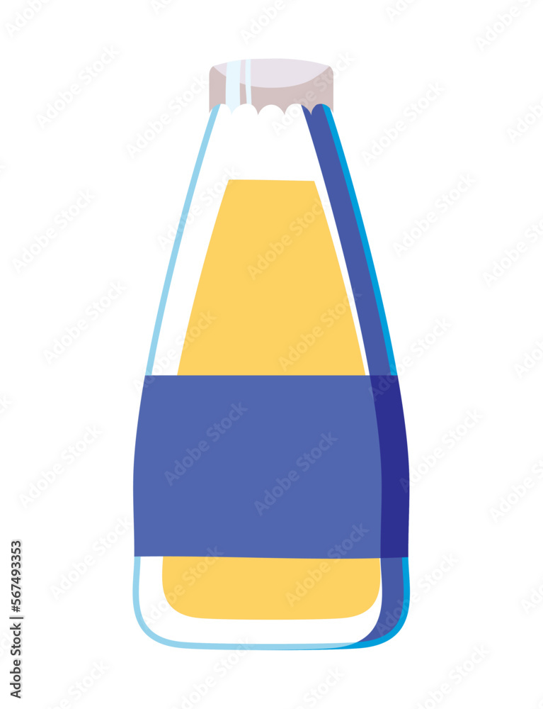 Poster bottle beverage template icon