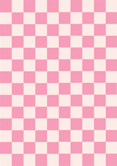 Chess retro wavy background. Groovy Hippie Chess Board Trippy Texture. 
