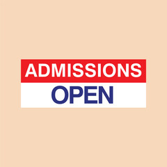 Admission open banner school college for social media post template
