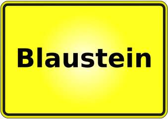 Ortseingangsschild Deutschland Stadt Blaustein