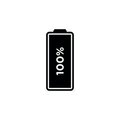 Battery Power Indicator Icon Vector
