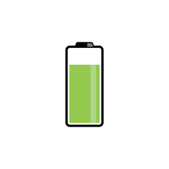 Battery Power Indicator Icon Vector