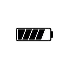 Battery Power Indicator Icon Vector