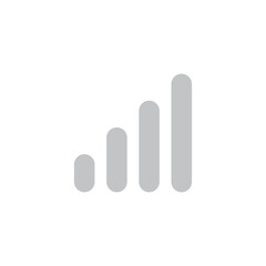 Obraz premium Phone Signal Wi-fi Indicator Icon Vector