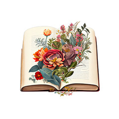 Floral Book Watercolor
