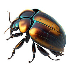 beetle isolated on transparent background - obrazy, fototapety, plakaty