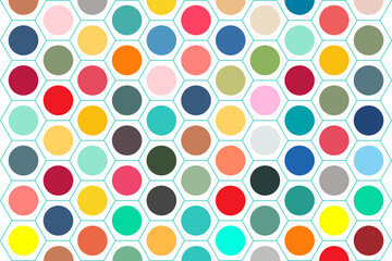 Fototapeta premium Colorful Vector Pattern Background Design