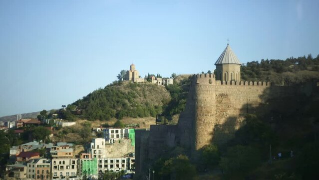 Narikala Fortress, overlooking Tbilisi, the capital of Georgia