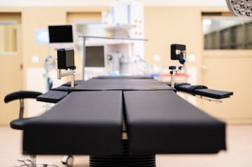 Bed for surgical procedures in hospital