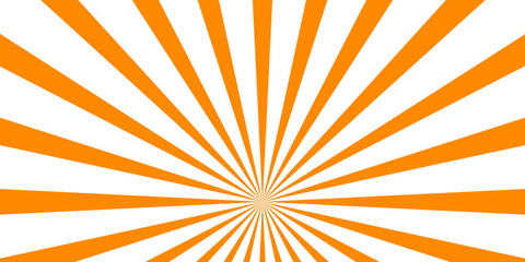 orange sunburst background