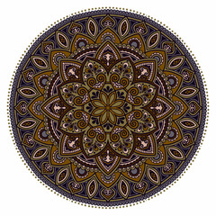 Mandala background. Vintage decorative elements. Hand drawn background. Islam, Arabic, Indian, 