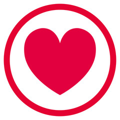 Heart icon. Isolated on white background. Love symbol. Vector EPS.