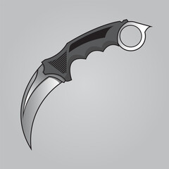 Kerambit Dagger vector, logo, illustration inspiration