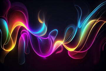 Colorful abstract fractal background