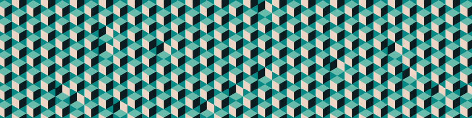  Hexagonal Maze pattern abstract illustration