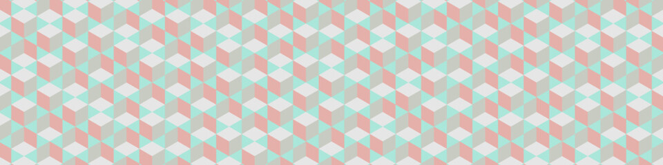  Hexagonal Maze pattern abstract illustration