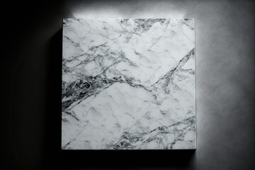Grey background with abstract natural texture marble floor Top view of a marble table for montage displays, interior designs, or graphic stands for products. Generative AI