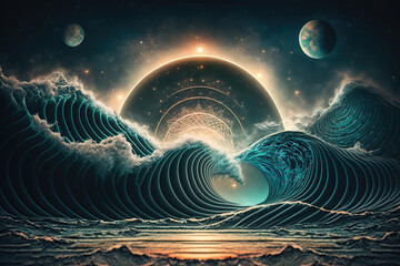 psychic wave - surreal and harmonic