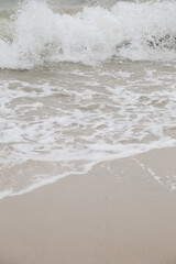 Water waves of the baltic sea in Germany