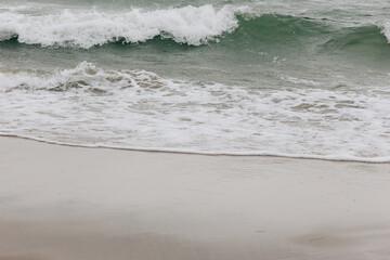 Water waves of the baltic sea in Germany