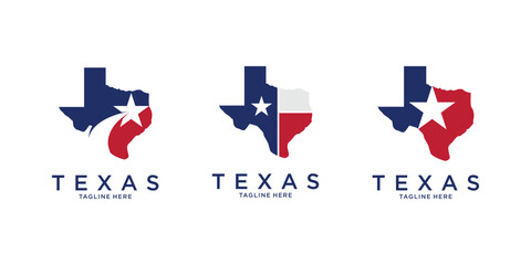 logo design texas simple modern