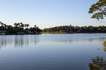 Lagoa da Pampulha, in Belo Horizonte, overlooking the chapel of São Francisco de Assis and...