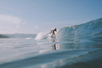 surfer on the beach