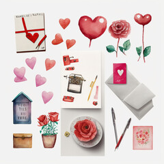 valentines day hearts