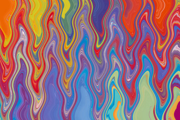 Rainbow abstract background and psychedelic pattern.
