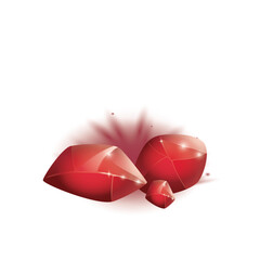 Crystals and natural minerals. Cartoon Magic Gemstones. Game assets. vector illustration