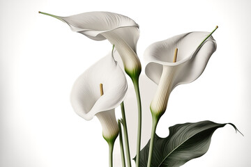 Calla Lily Flowers, Illustration, Generative AI
