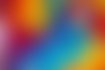Bright abstract background with defocused rainbow spots, gradient