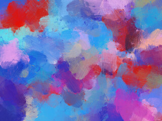 Abstract art background design colorful blue