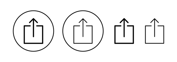 Share icon vector for web and mobile app. Sharing sign and symbol