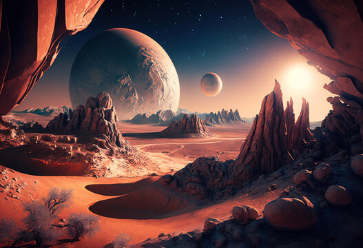 Exploring the Extraterrestrial Universe: A Realistic Photography of Alien Planets and Galaxies