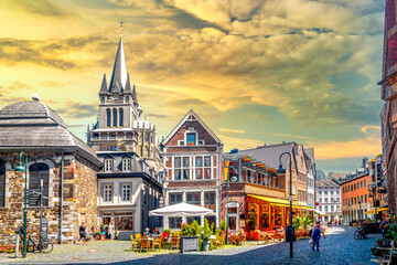 Altstadt, Aachen, Deutschland 